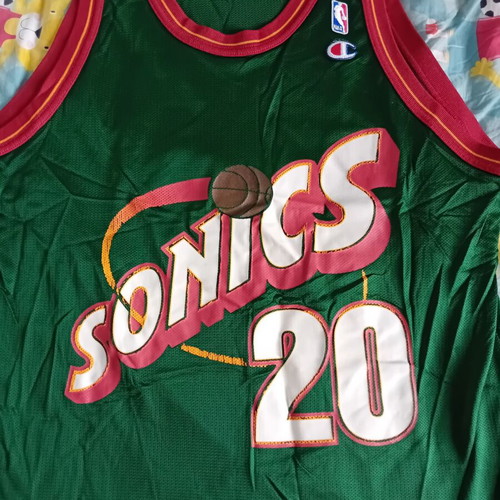 Nba Seattle Supersonics Gary Payton Champion USA Jersey used, size XL