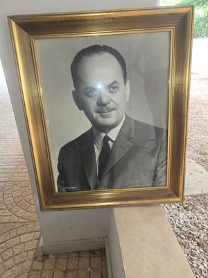 Μεγάλο κάδρο με φωτογραφία Γεώργιος Παπαδόπουλος 1960