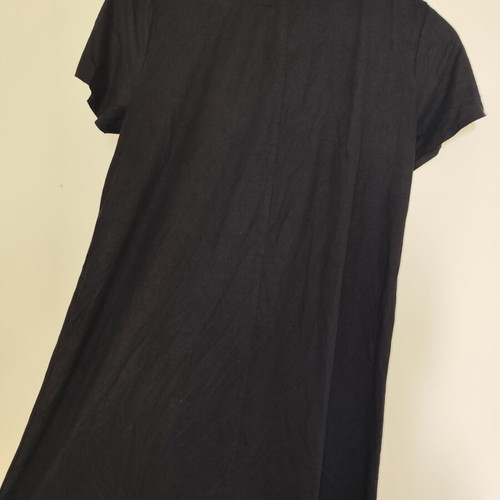 Bershka black mini dress medium used, soft suede-like fabric
