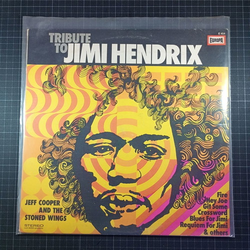 Jeff Cooper And The Stoned Wings Tribute To Jimi Hendrix Vinyl Record used, rock
