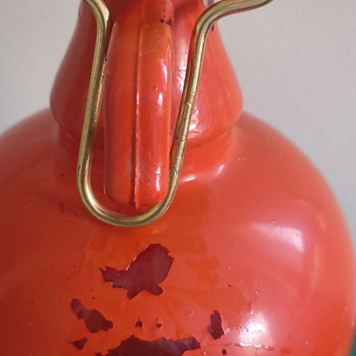 Whiskey Jug 1 Gallon vintage used with original lock and keys