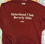 Bershka sweatshirt used, burgundy, size M