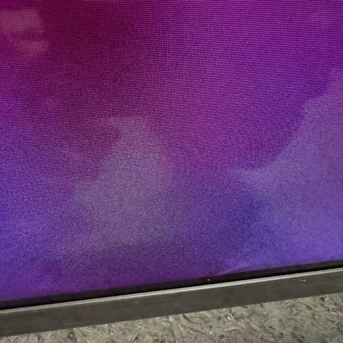 Samsung QE85QN80FAU TV used 85 inches without remote with minor dents