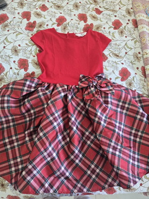 H&M dress like new, red, sizes 134-140 cm