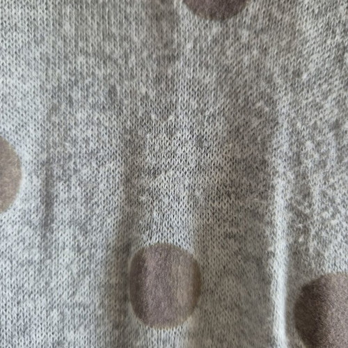 Bershka polka dot cardigan used, elastic, grey, size M