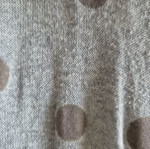 Bershka polka dot cardigan used, elastic, grey, size M