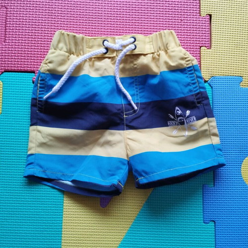Baby swim shorts for boys 9 months like new, bermuda style Orchestra