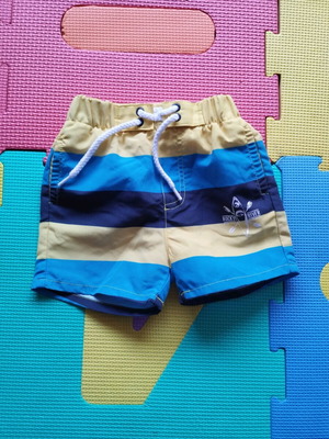 Baby swim shorts for boys 9 months like new, bermuda style Orchestra