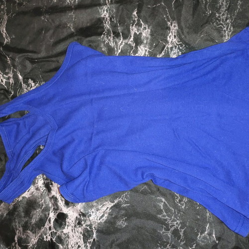 Sleeveless shirt used, dark blue, size L