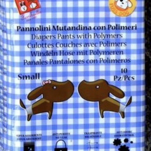 Ferrbiella dog period diapers new, pack of 8 small pieces