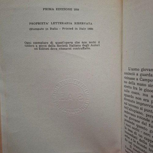 I Baroni by Gian Paolo Callegari, 1950, like new, Italian