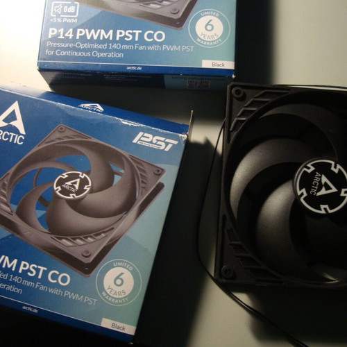 Arctic P14 PWM PST CO fans new, pack of 2