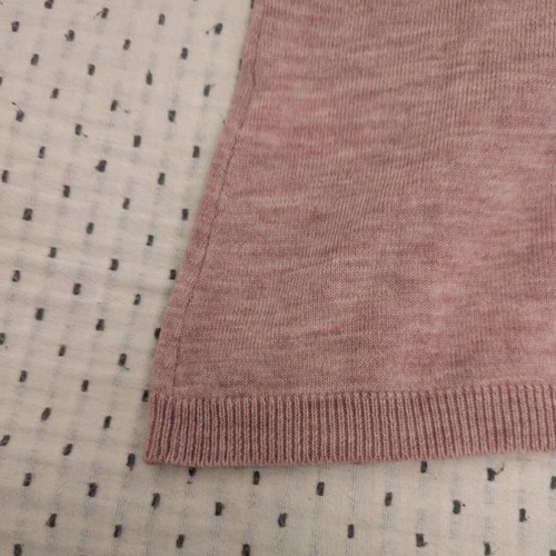 French Connection pink v neck jumper like new, size M