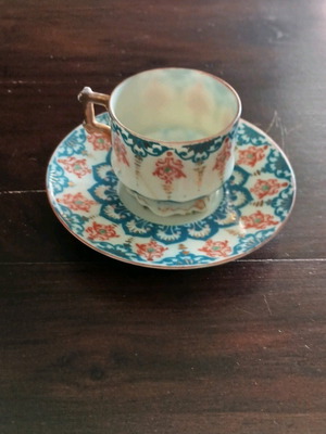 Vintage porcelain cups like new, pack of 9