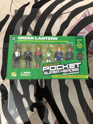 Green Lantern φιγούρες σετ κουτί DC Pocket Super-Heroes καινούργιο