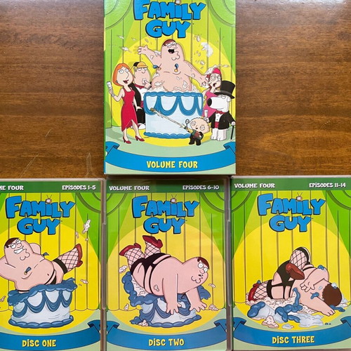 Family Guy DVD Volume Four like new, Region 1, no Greek subtitles