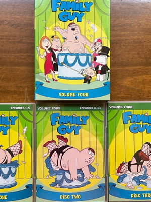 Family Guy DVD Volume Four like new, Region 1, no Greek subtitles