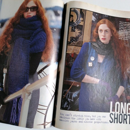 Knitting magazines used, 2 issues, English