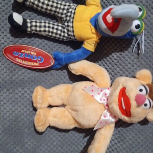 Muppet Show plush character set like new, 2 pieces