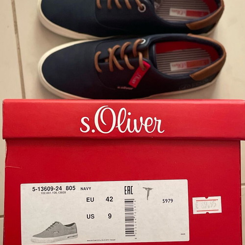 S.Oliver Casual Men's Shoes Size 42 Like New Blue