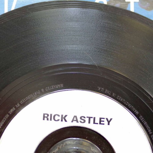 Rick Astley The Ones You Love & Stop Breaking Your Heart 7'' vinyl used, pop