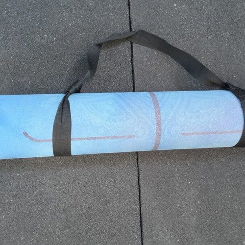 Niyamas yoga mat like new with strap and protective case