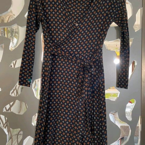 Long wrap dress Viva like new, multicolored, size S