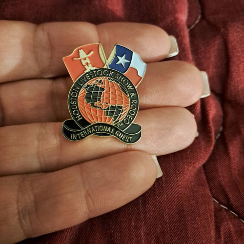 Collectible pin like new from Rodeo Houston Texas