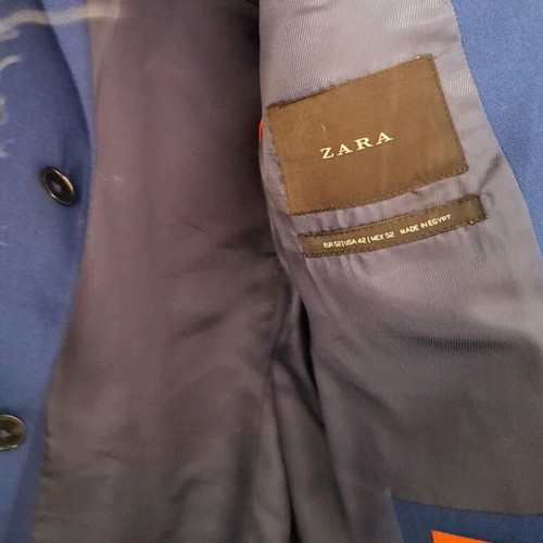 Men's blue suit like new, size S