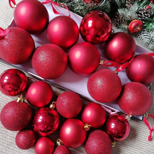 Christmas ornaments used, set of 22 pieces
