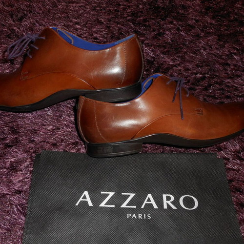 Azzaro Outino elegant brown shoes size 44 new