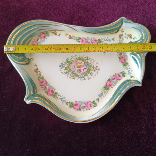 Vintage porcelain tray Art Nouveau style like new