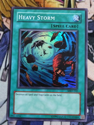 Heavy Storm Spell Card μεταχειρισμένη, Super Rare MRD Yugioh