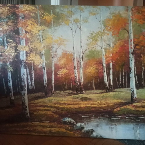 Painting on canvas 1.20×0.90 like new