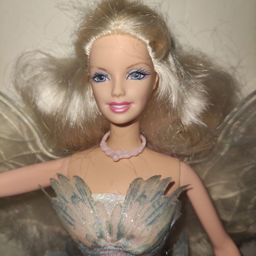 Barbie Swan Lake Odette 2003 doll used with light-up wings