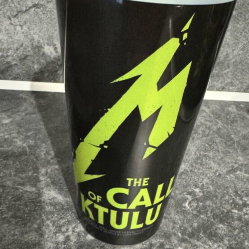 Metallica M72 Tour Beer Cup like new