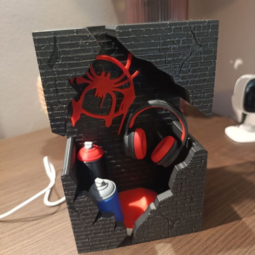 Spider-Man Miles Morales Lightbox lamp new, themed design
