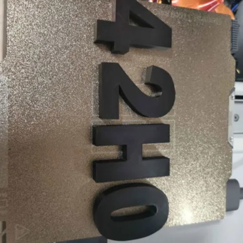 3D Latin letters, 10 cm length, 15 mm thickness
