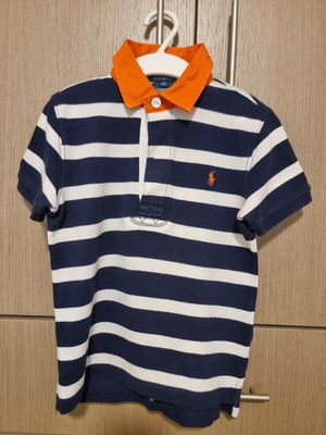 Παιδική μπλούζα Polo Ralph Lauren πικέ σαν καινούργια, μπλε, 4-5 ετών
