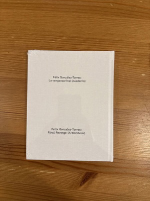 Felix González-Torres "Final Revenge (A Workbook)" βιβλίο τέχνης
