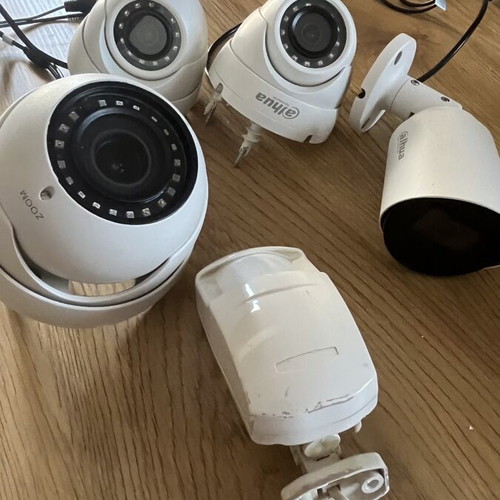 Dahua security camera set like new with motion detector