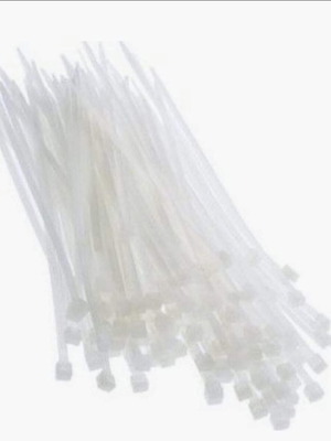 Cable ties new, 100 pieces 300×4.8mm black and white