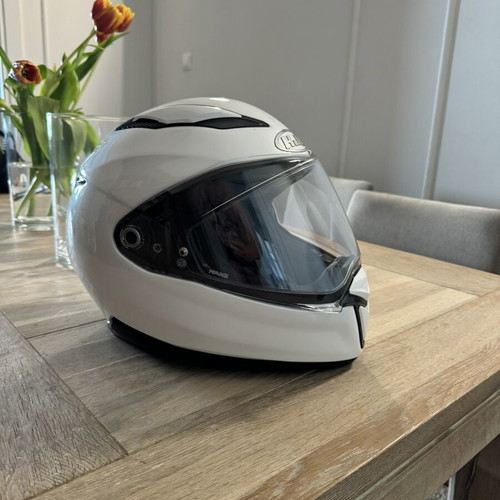 HJC F70 Pearl White Helmet like new