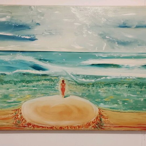 Oil painting on canvas new 90 x 60