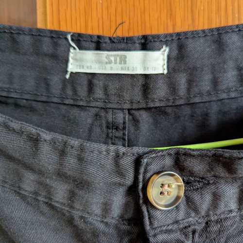 Cargo pants Stradivarius black size large used