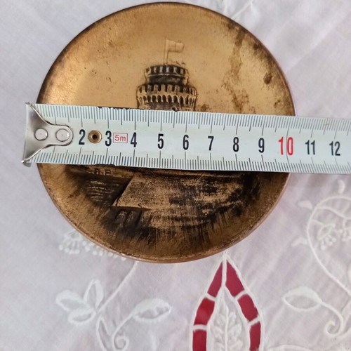 Thessaloniki souvenir plate used, White Tower 10cm