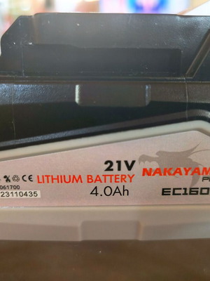 Nakayama Pro EC1602 battery 21V 4.0Ah like new