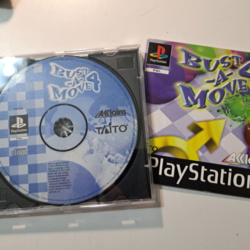 Bust A Move 4 PlayStation PS1 puzzle game used