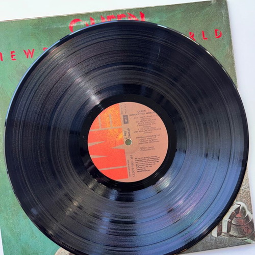 Queen News Of The World LP used, 1977 Greek first edition