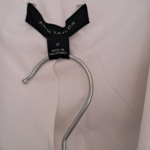 Ann Taylor white linen blazer size 12 and pants size 14 used